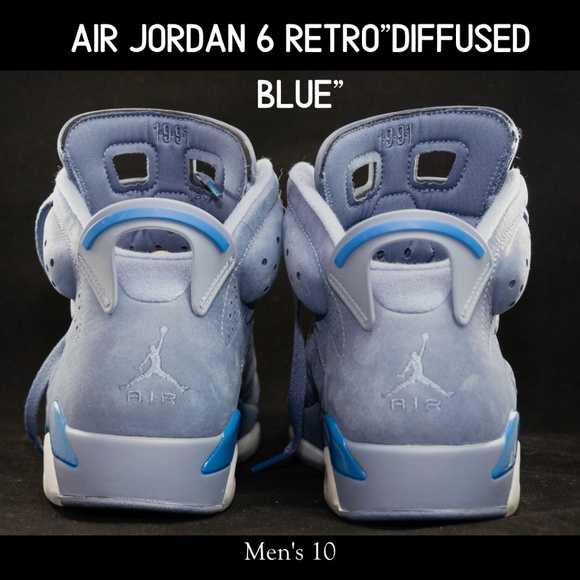 Jordan Shoes Air Jordan 6 Retro Diffused Blue Poshmark
